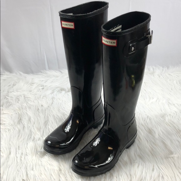 HUNTER Original High Gloss Boot - Picture 2 of 8